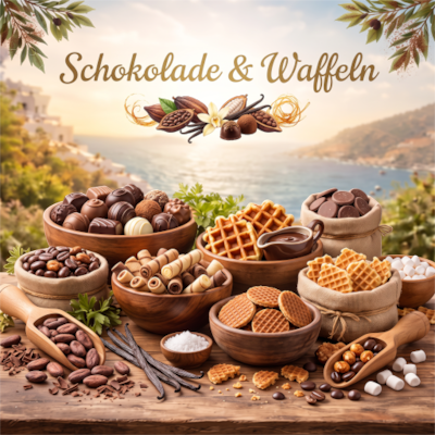 Griechische Schokolade &amp; Waffeln &ndash;...