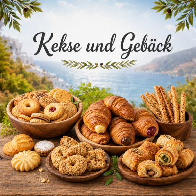 Griechische Kekse &amp; Gebäck – traditionelle...