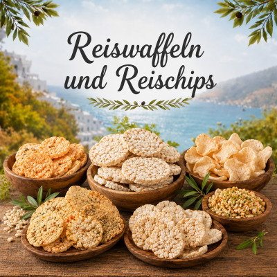 Reiswaffeln &amp; Reischips – knusprige Snacks...