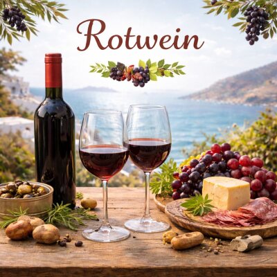 Griechischer Rotwein – charakterstark, trocken...