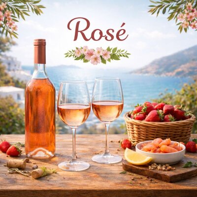Griechischer Roséwein – frisch, fruchtig und...