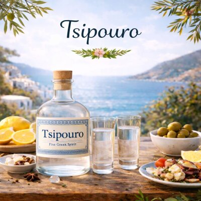 Tsipouro ist eine traditionelle griechische...