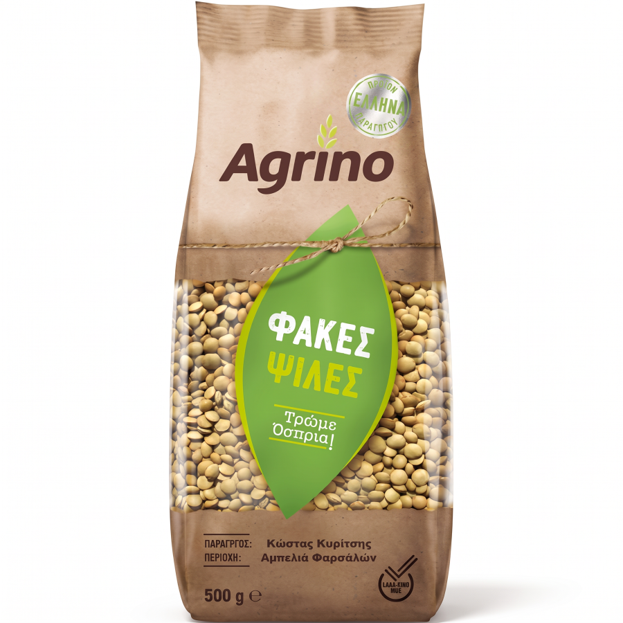 Griechische braune Linsen fein – Agrino 500 g