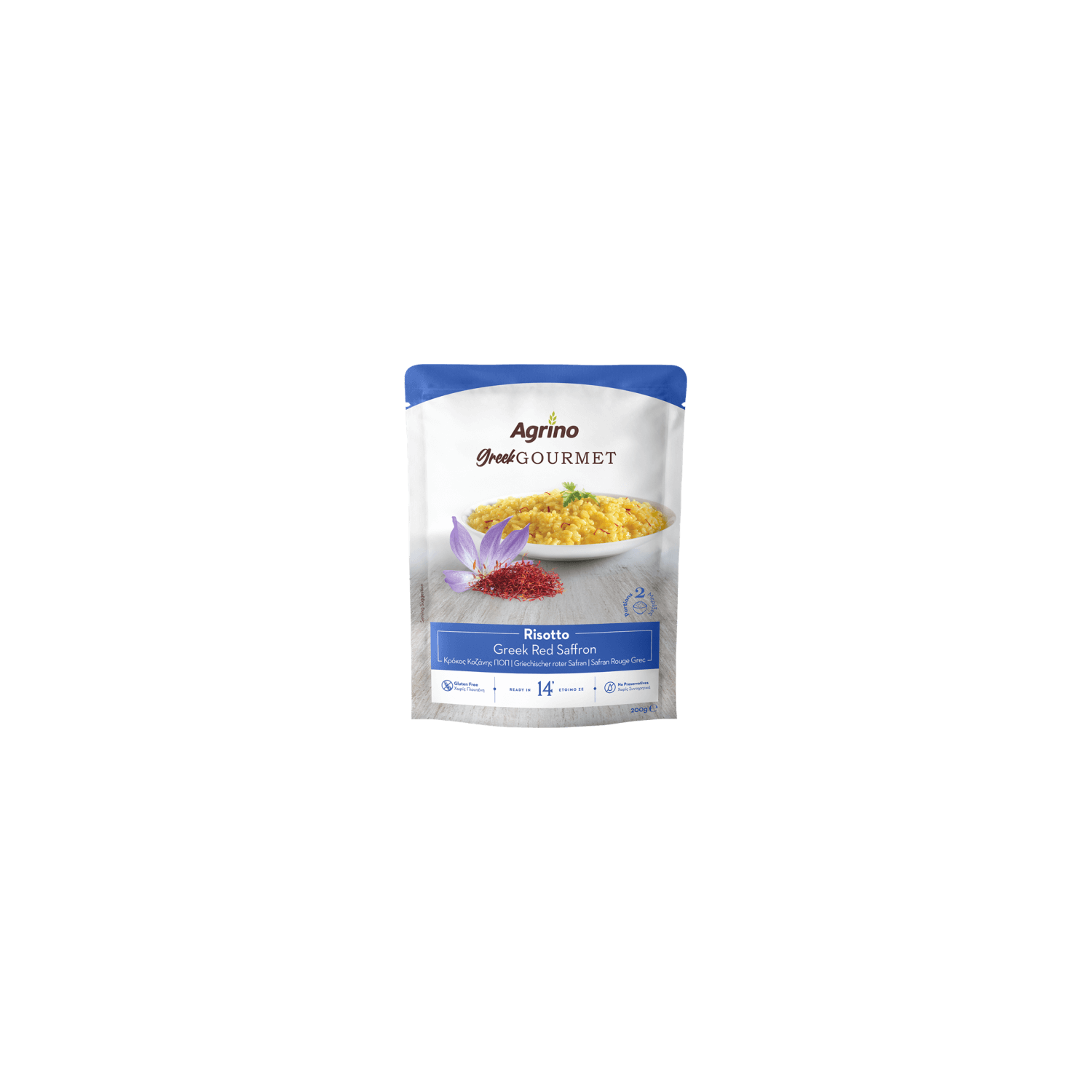 Griechisches Safran-Risotto mit Krokos Kozanis g.U. – 
