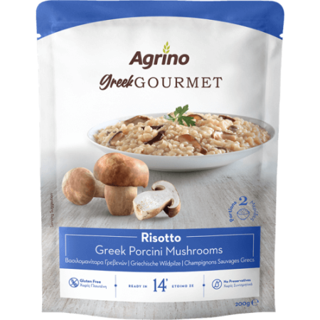 Griechisches Steinpilz-Risotto mit Pilzen aus Grevena – Agrino 200 g