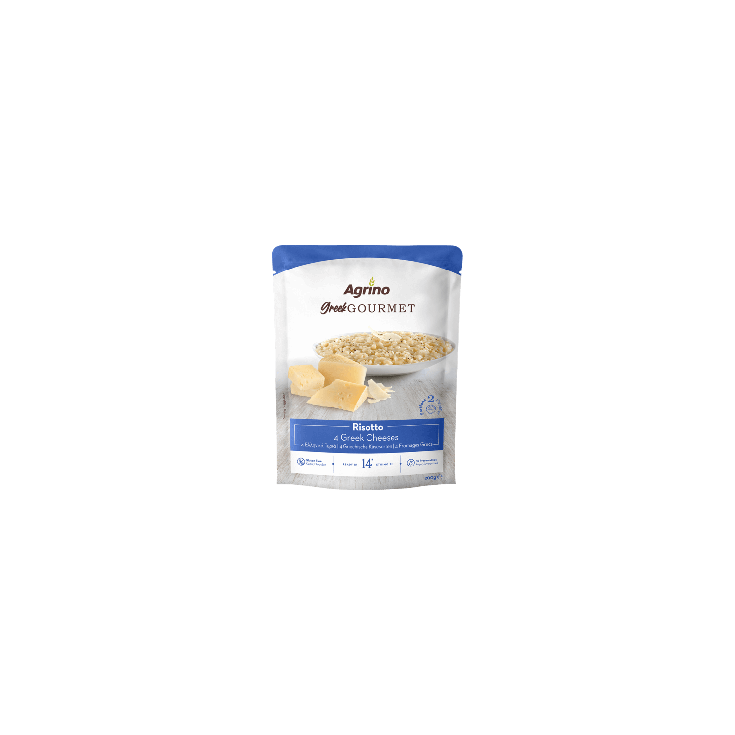 Griechisches Vier-Käse-Risotto – Agrino 200 g