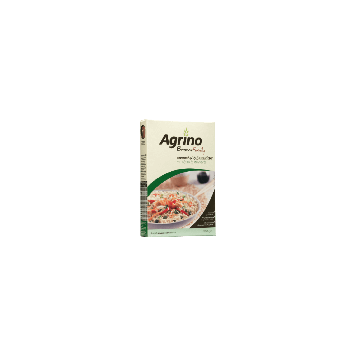 Basmati-Vollkornreis (Naturreis) – Agrino 500 g