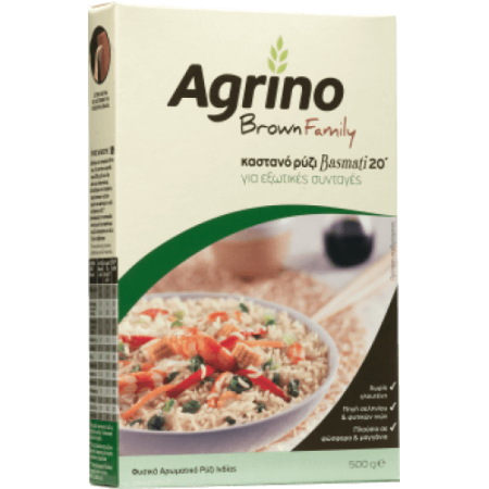 Basmati-Vollkornreis (Naturreis) – Agrino 500 g