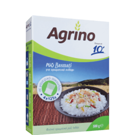 Basmatireis im Kochbeutel – Agrino 4 × 125 g