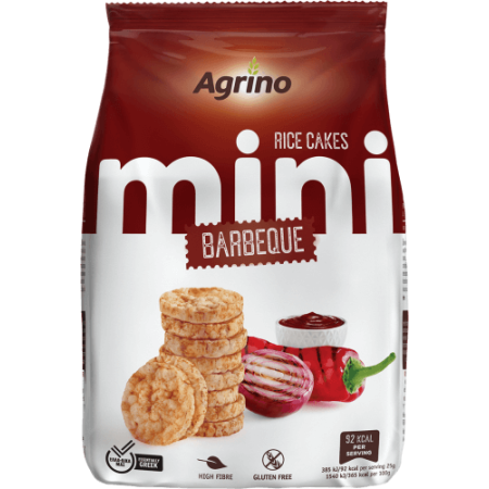 Agrino Mini Reiswaffeln Barbeque 50 g