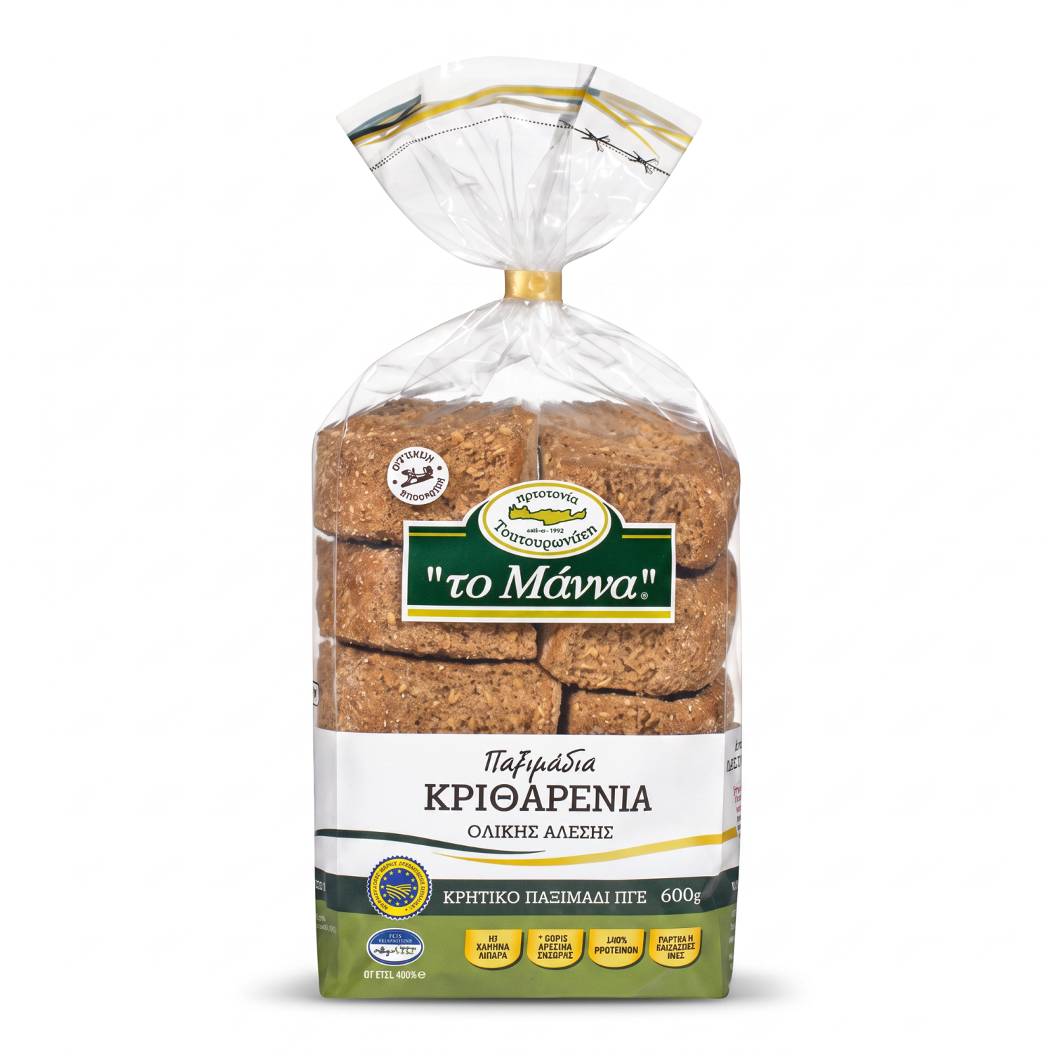 To Manna kretanischer Gerstenzwieback (Paximadi/Dakos) 600 g
