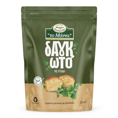 To Manna Dagkoto Knusper-Snack mit Oregano & Olivenöl 110 g