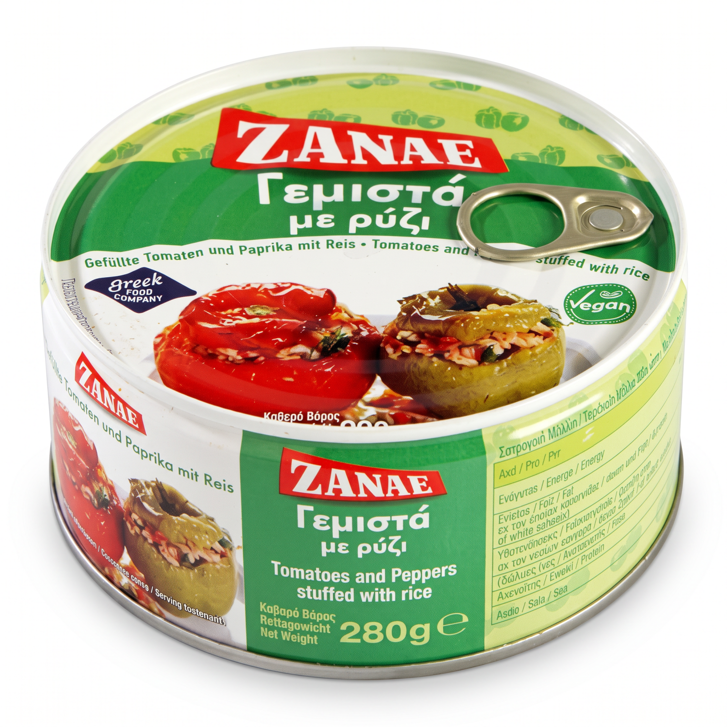 Griechische Gemista - Gefüllte Tomaten und Paprika mit 