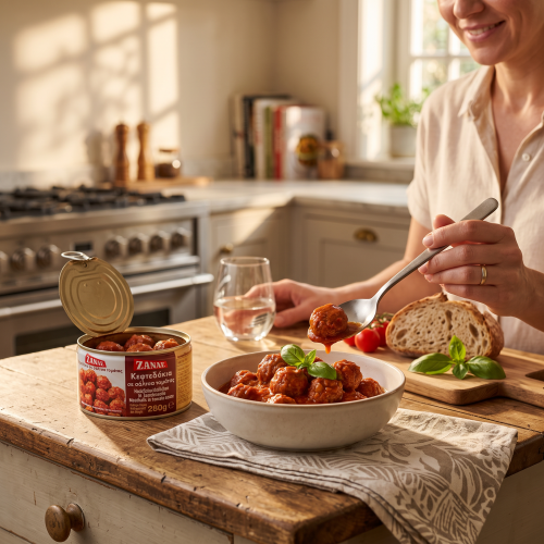 Griechische Hackbällchen (Keftedakia) in Tomatensauce von Zanae 280 g
