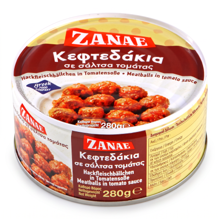 Griechische Hackbällchen (Keftedakia) in Tomatensauce von Zanae 280 g