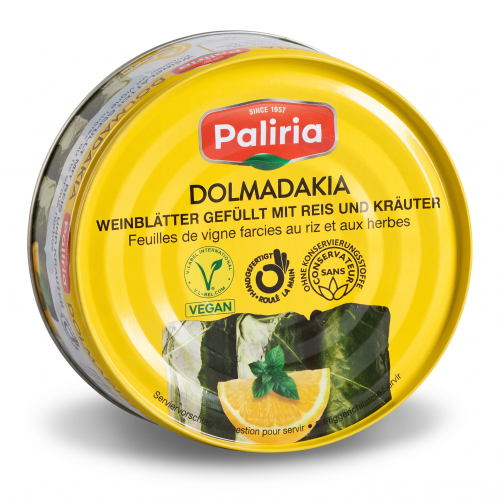 Griechische Dolmadakia - Gefüllte Weinblätter von Paliria 280 g
