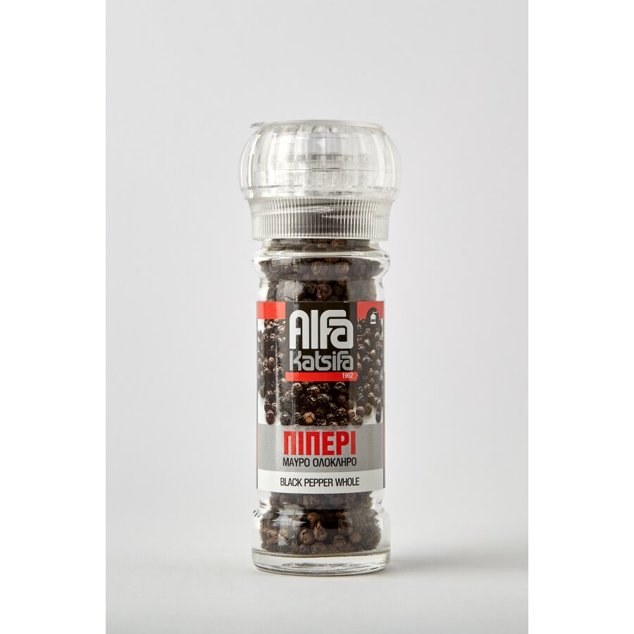 Schwarzer Pfeffer ganz Glasmühle 40 g