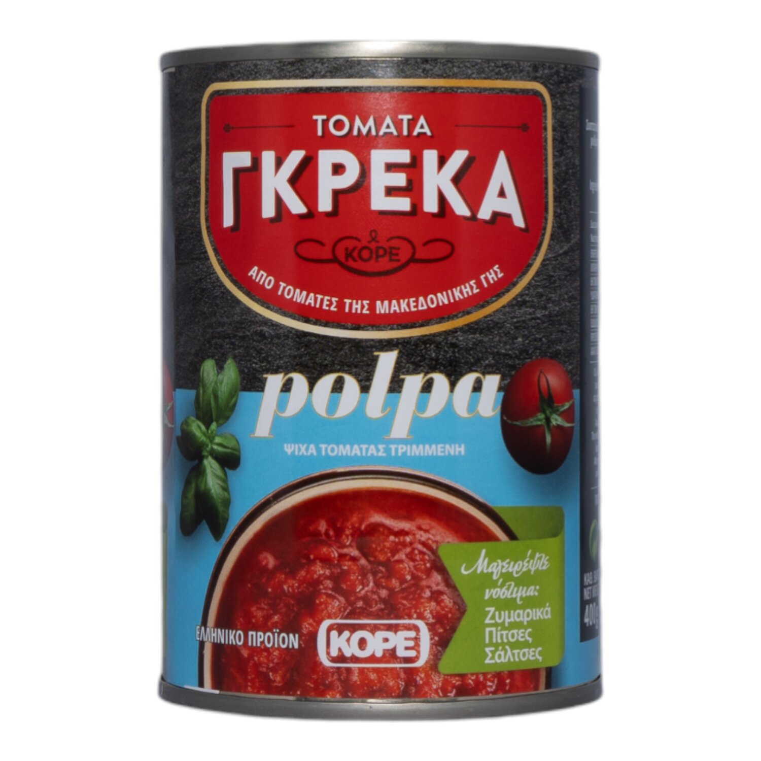 Fein gehackte Tomaten Polpa – Greka 400 g