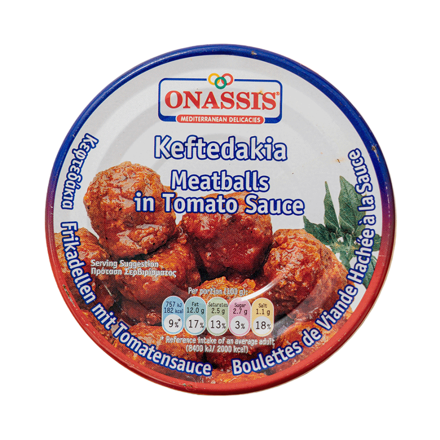 Griechische Keftedakia - Fleischbällchen in Tomatensauce von Onassis 280 g