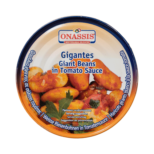 Griechische Gigandes - Weiße Riesenbohnen in Tomatensauce von Onassis 280 g