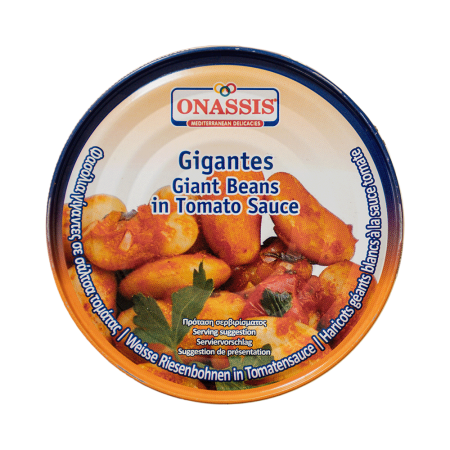 Griechische Gigandes - Weiße Riesenbohnen in Tomatensauce von Onassis 280 g