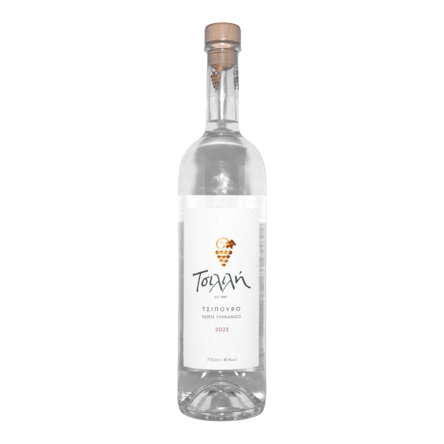 Tsilili Tsipouro ohne Anis 40% 0,7 l box