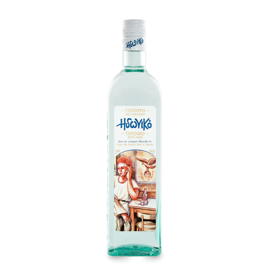 Costa Lazaridi Tsipouro Idoniko mit Anis 43% 0,7 l