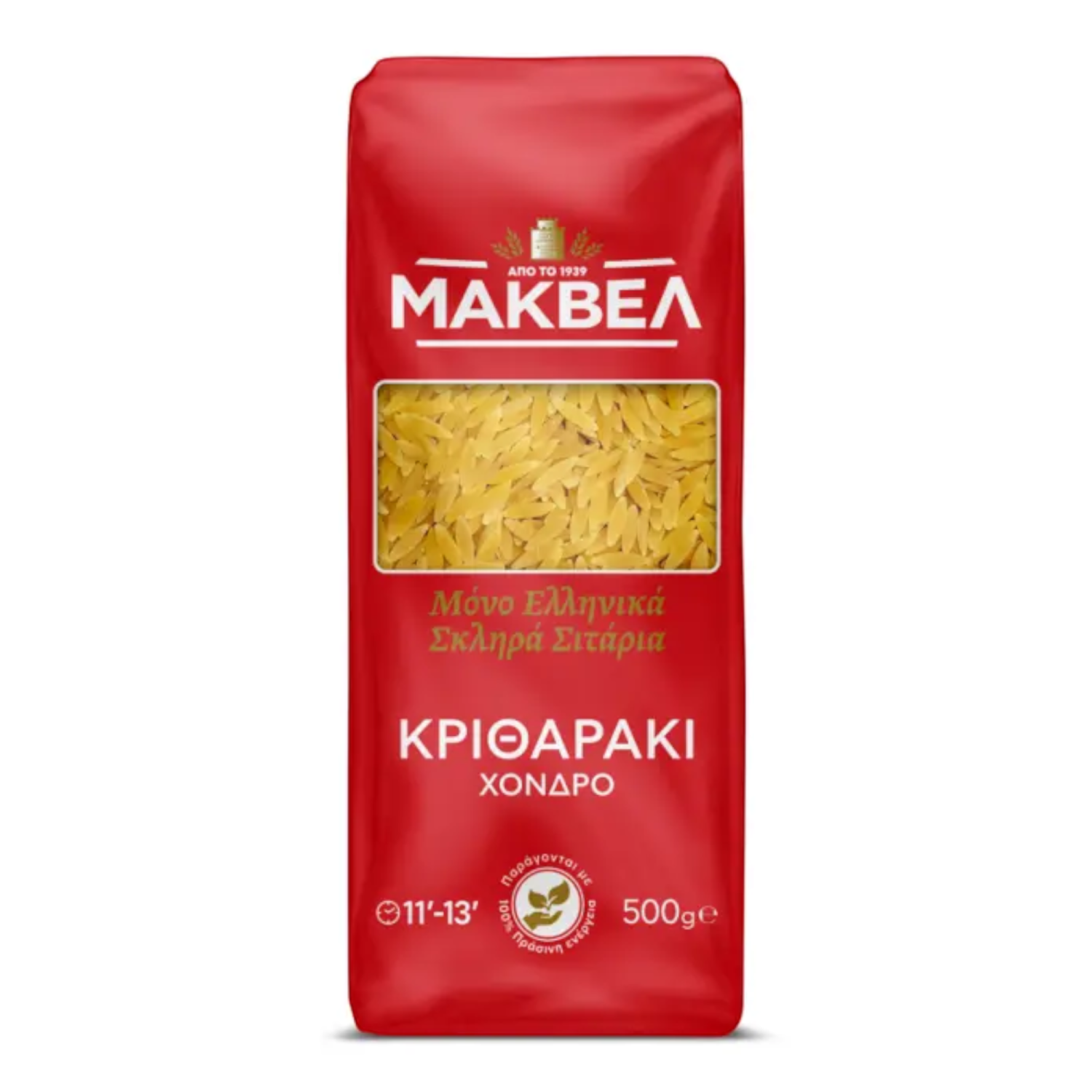Griechische Kritharaki Dick Chondro (Orzo) – Makvel 50