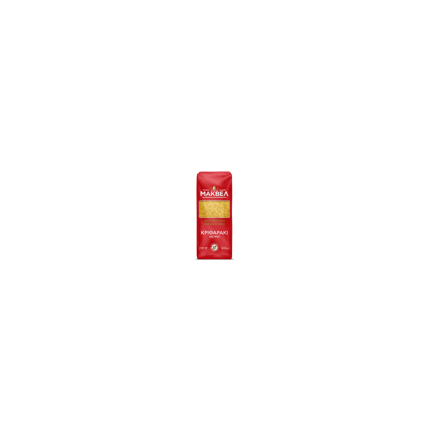 Griechische Kritharaki Medium (Orzo) – Makvel 500 g