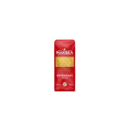 Griechische Kritharaki Medium (Orzo) – Makvel 500 g