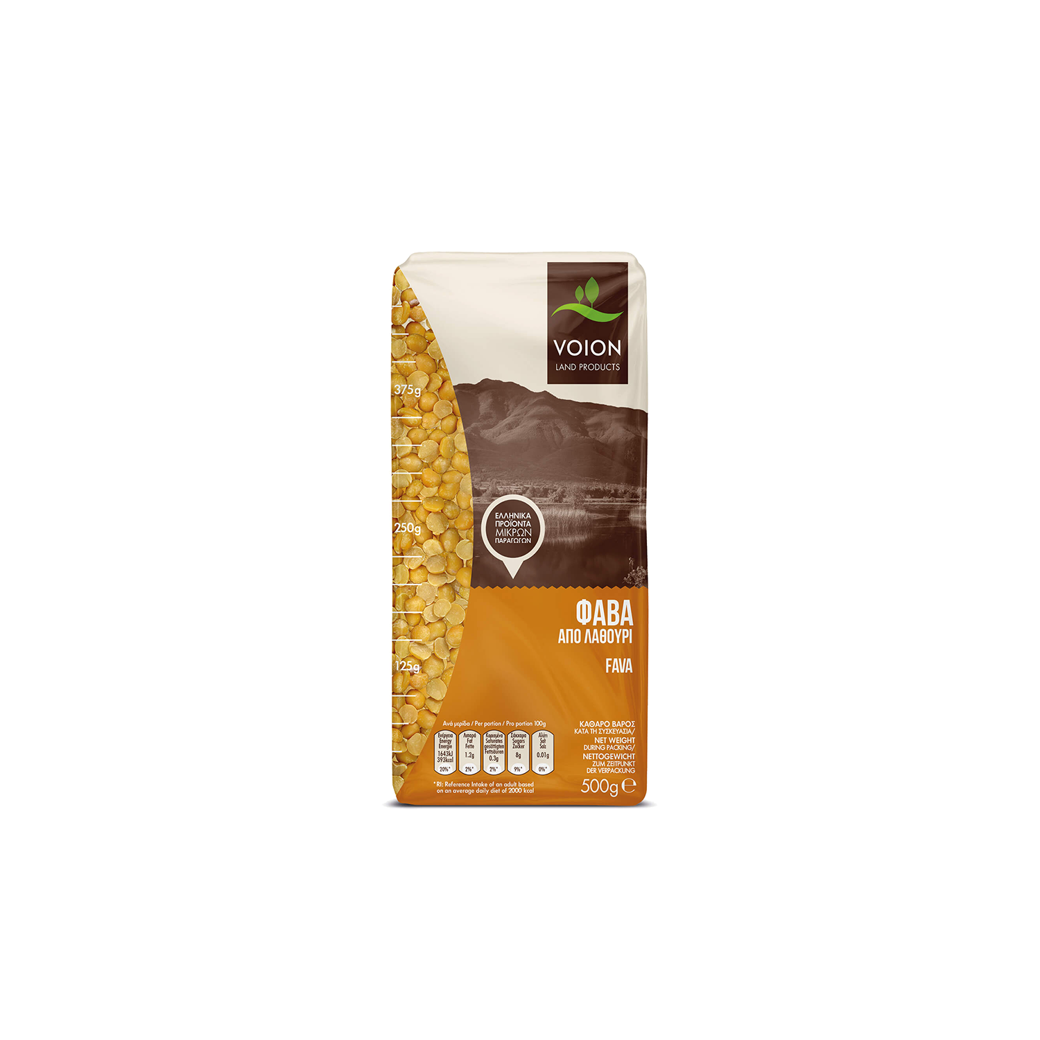 Griechische Fava – gelbe Spalterbs box