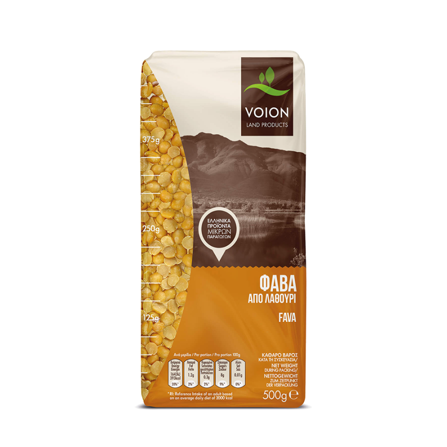 Griechische Fava – gelbe Spalterbsen von Voion 500 g