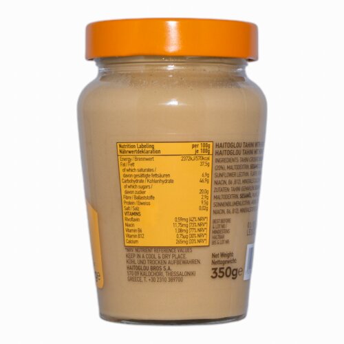 Griechisches Tahini mit Honig – Haitoglou 350 g