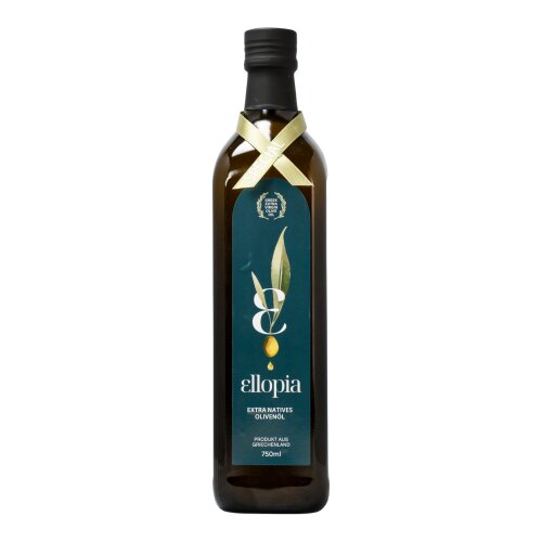 Ellopia Olivenöl Extra Nativ 750 ml Glasflasche