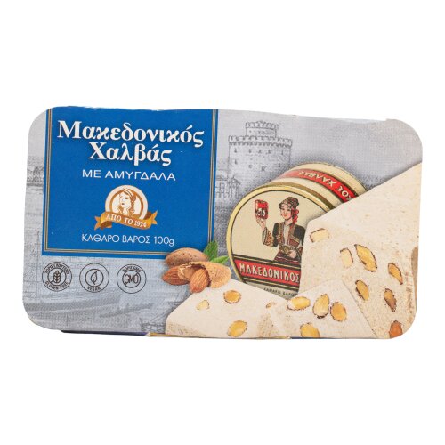 Griechische Halva mit Mandeln – Makedonikos 100 g