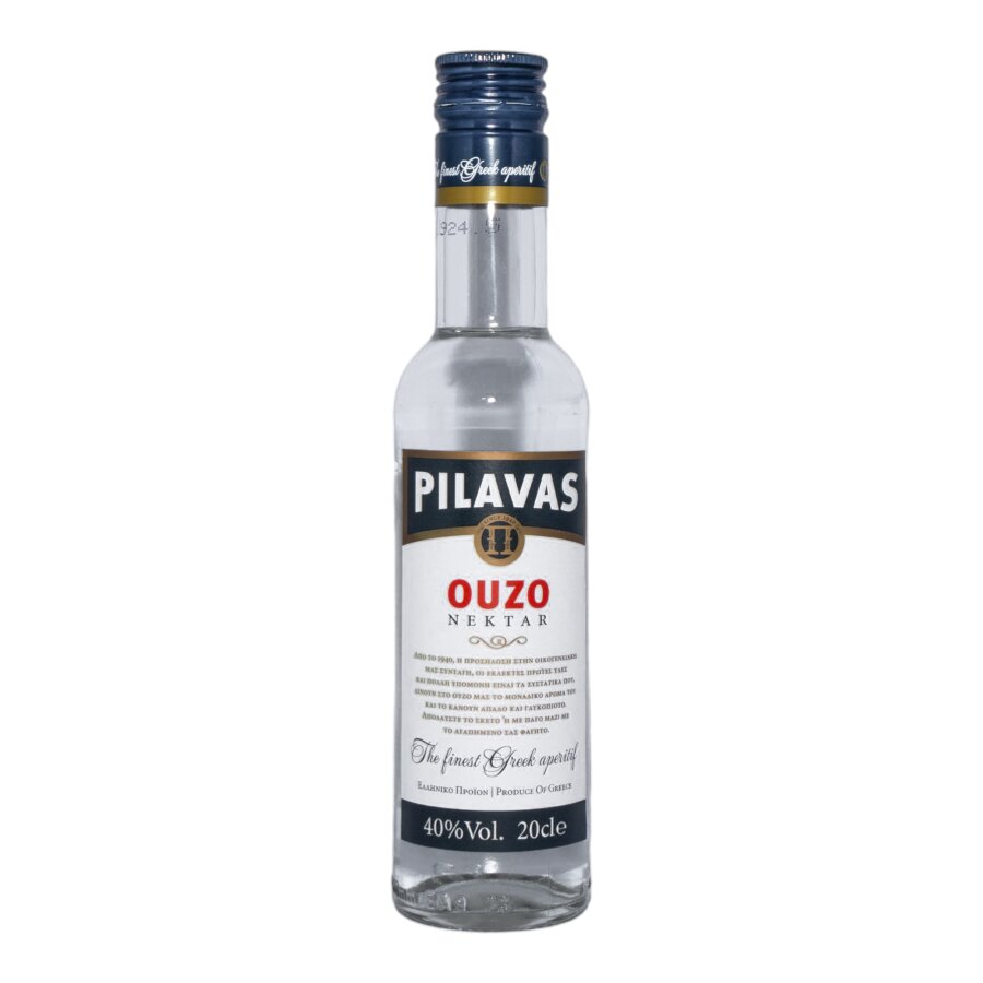 Ouzo Pilavas Nektar 40% 0,2 l