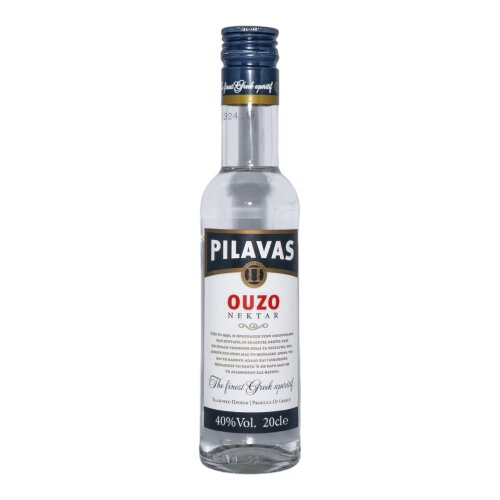 Ouzo Pilavas Nektar 40% 0,2 l