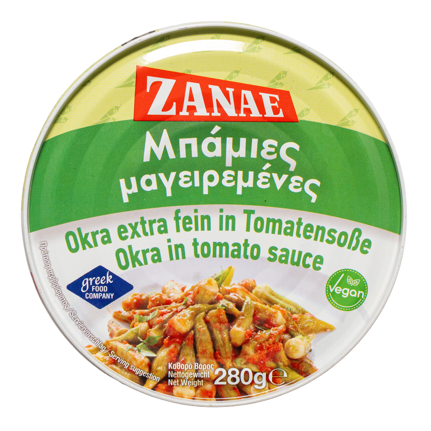 Griechische Okraschoten in Tomatensauce von Zanae 280 g