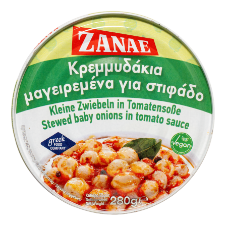 Griechischer Stifado - Kleine Zwiebeln in Tomatensauce von Zanae 280 g