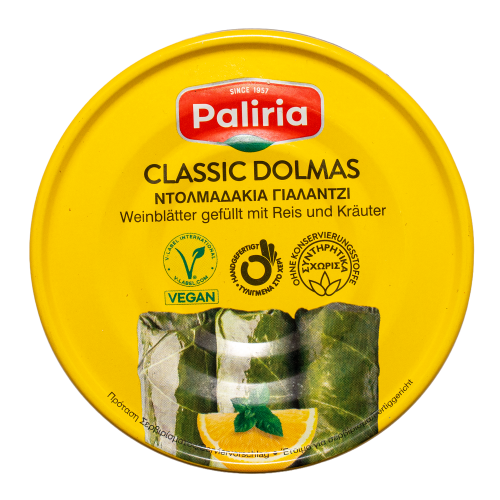 Griechische Dolmadakia - Gefüllte Weinblätter von Paliria 200 g