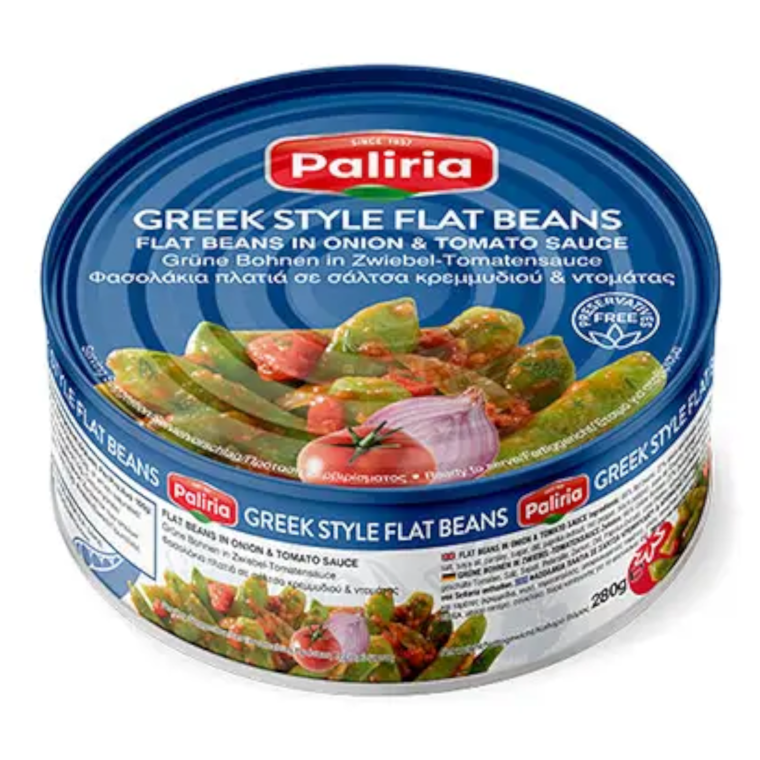 Griechische Grüne Bohnen in Zwiebel-Tomatensauce von Pa