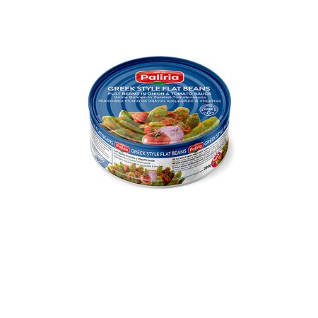 Griechische Grüne Bohnen in Zwiebel-Tomatensauce von Paliria 280 g