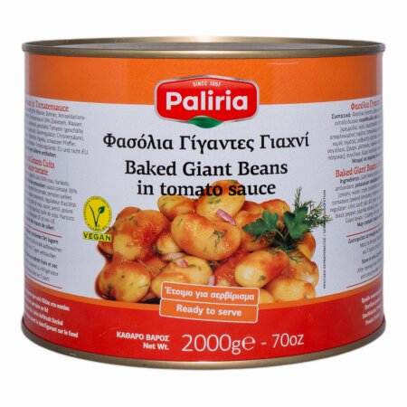 Griechische Gigandes - Weiße Riesenbohnen in Tomatensauce von Paliria 2 kg