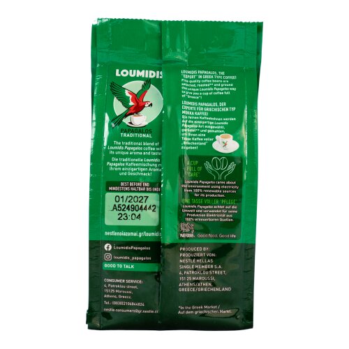 Loumidis Mokka Kaffee grün 96 g