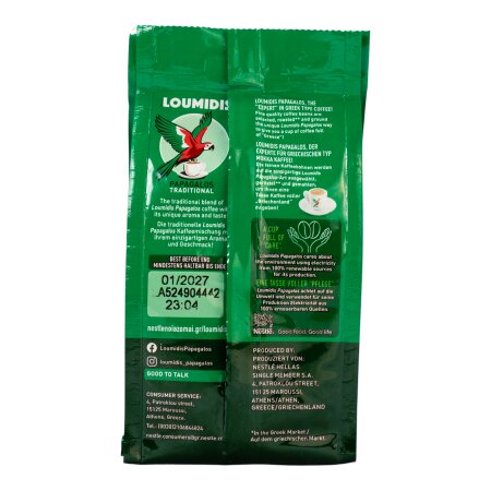 Loumidis Mokka Kaffee grün 96 g