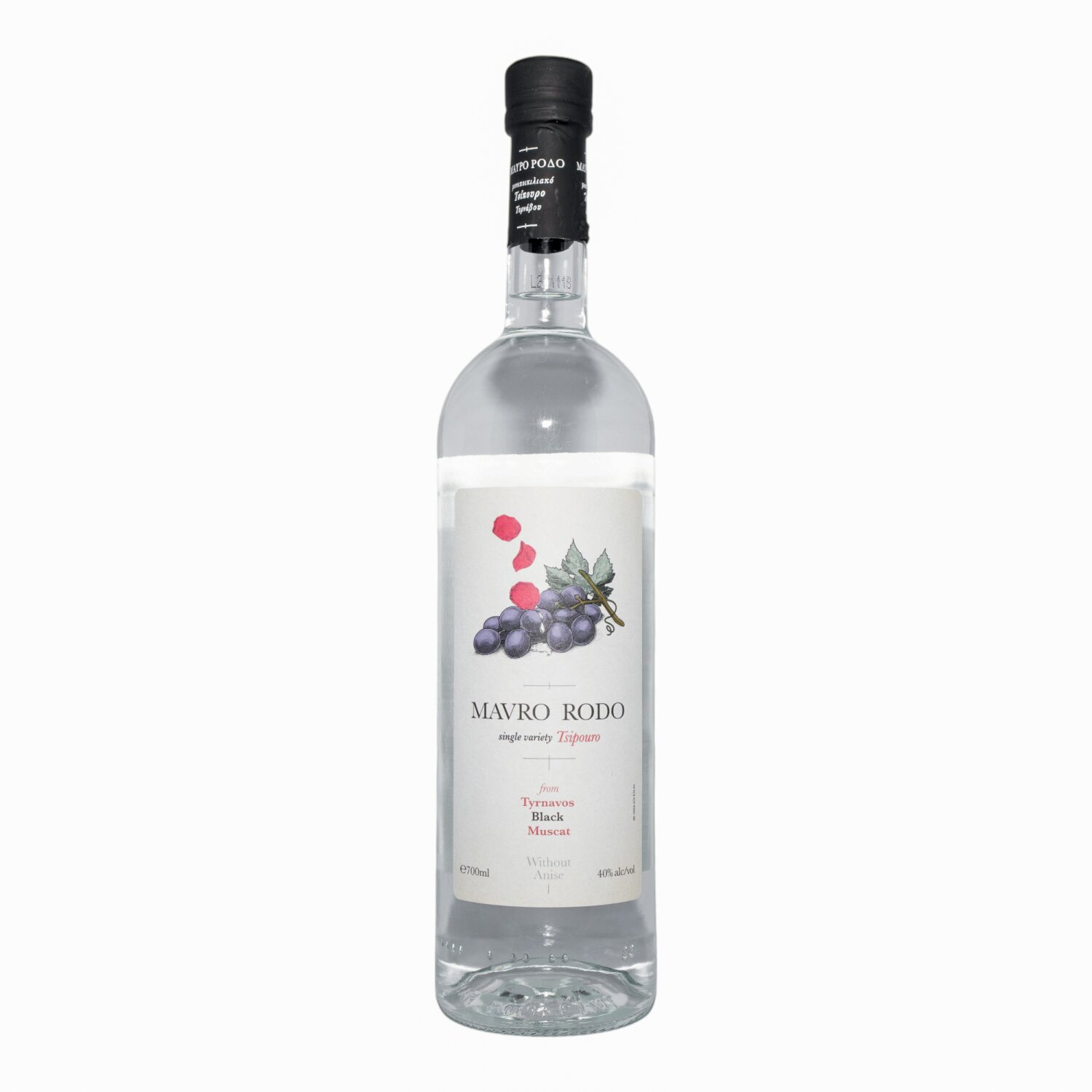 Mavro Rodo Tsipouro Black Muscat 40% 0,7 box
