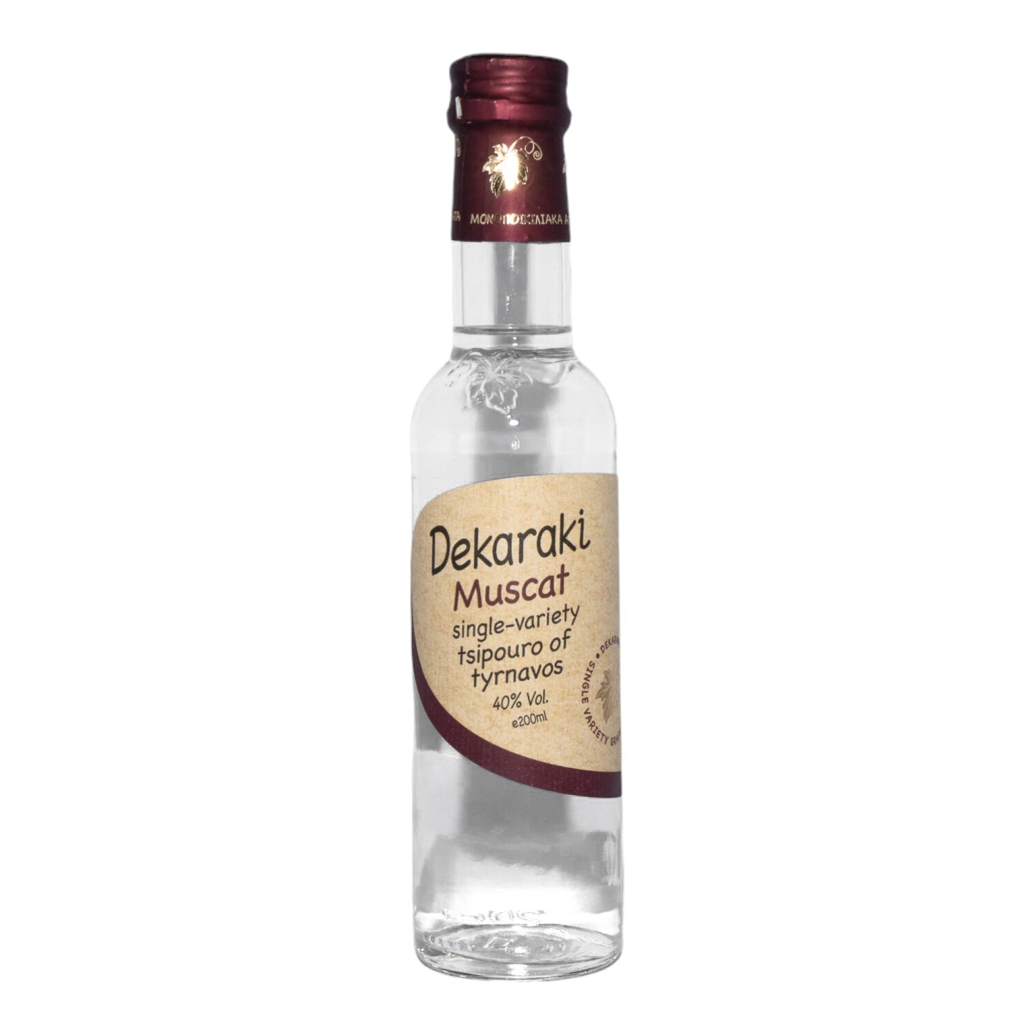 Dekaraki Tsipouro Muscat 40% 0,2 l