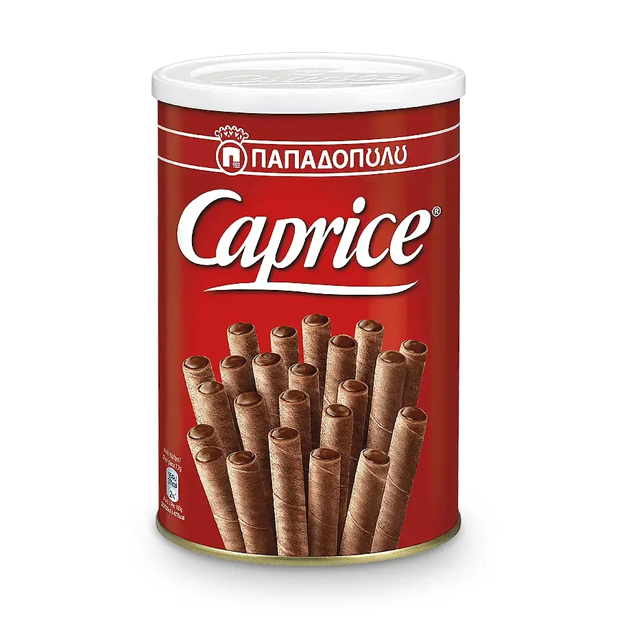 Papadopoulos Caprice Waffelröllchen Haselnuss & Kakao 400 g