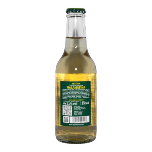 Retsina Malamatina klassischer griechischer Harzwein 0,25 l
