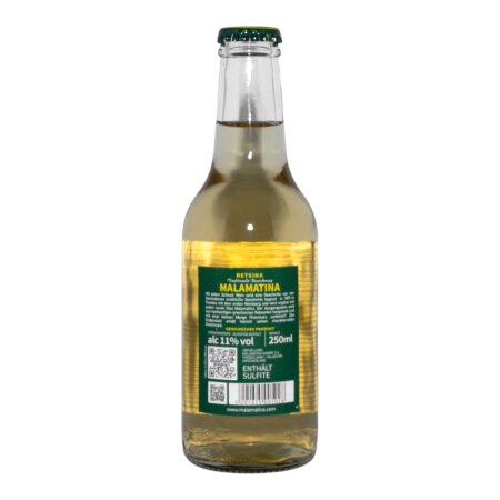 Retsina Malamatina klassischer griechischer Harzwein 0,25 l